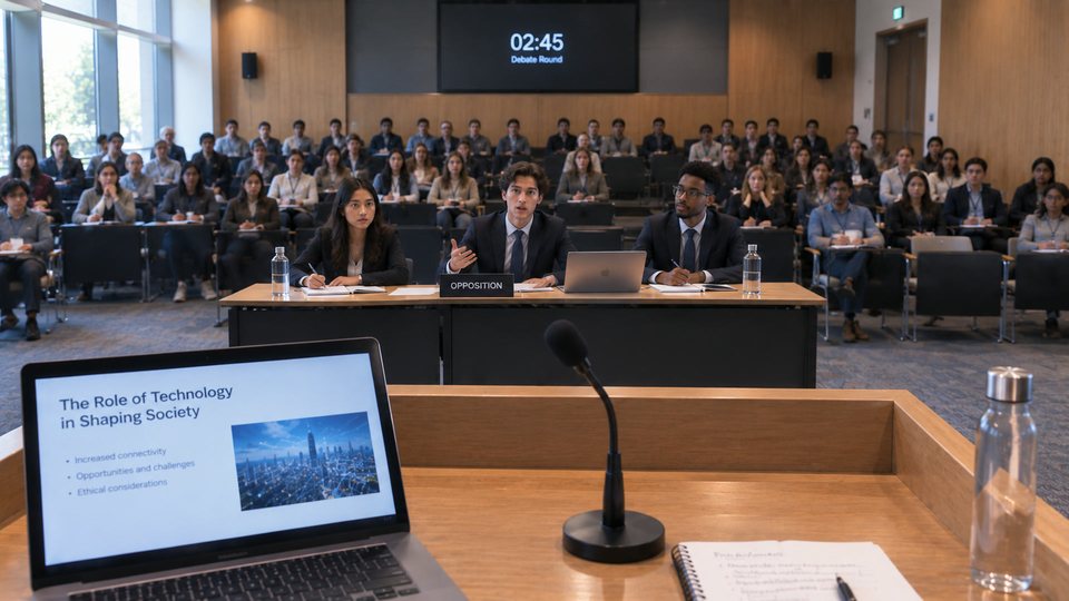 A full debate hall